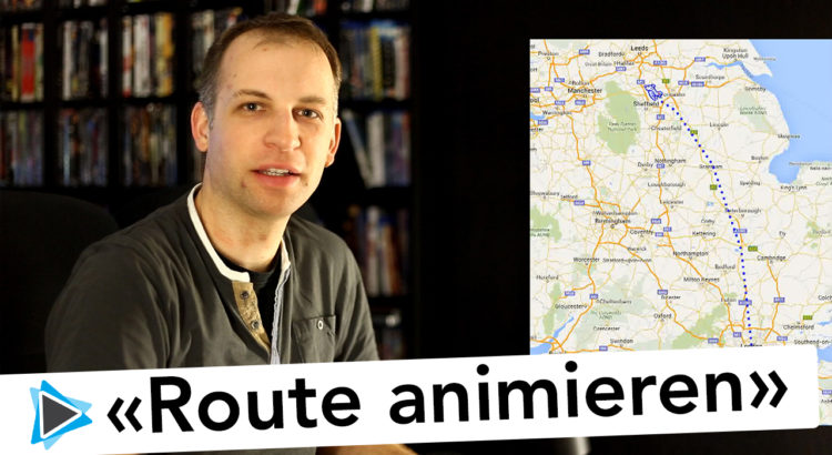 Reise Routen Animation mit Route Generator für Pinnacle Studio erstellen