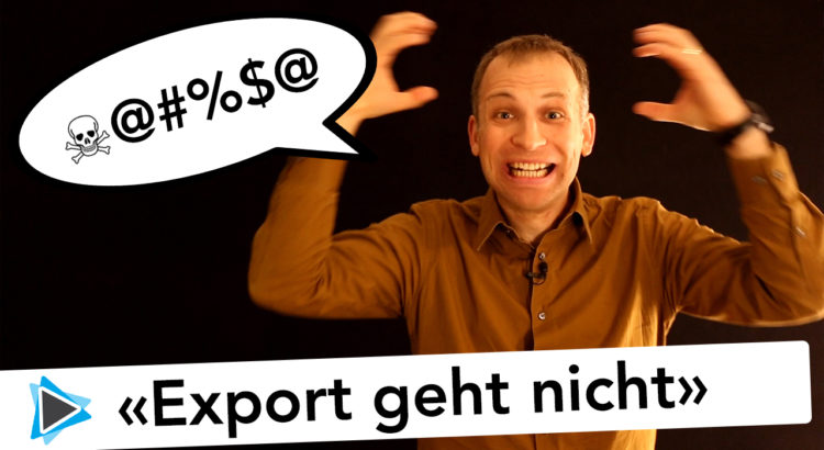 Projekt Export und Render Probleme in Pinnacle Studio 19 Deutsch Video Tutorial